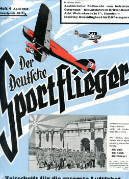 Der Deutsche Sportflieger 1938 Heft 4 April: Zeitschrift für die gesamte Luftfahrt